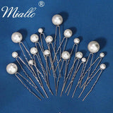 18pcs Rhinestone Flower Hair Pins for Women Bridal Wedding Hair Accessories