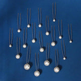 18pcs Rhinestone Flower Hair Pins for Women Bridal Wedding Hair Accessories