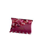 French Retro Red Marbling Floral Patchwork Hair Clip Geometric