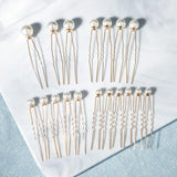 18pcs Pearl Hair Pins Wedding Bridal Hair Accessories Clips Headpiece