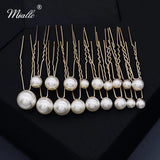 18pcs Pearl Hair Pins Wedding Bridal Hair Accessories Clips Headpiece