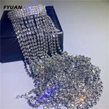 Rhinestone Hairpins with Tassel for Women