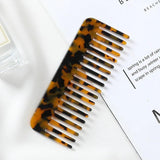 Japanese Headdress Hair Comb Anti-Static Marbling Pattern Hair Comb Female