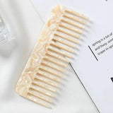 Japanese Headdress Hair Comb Anti-Static Marbling Pattern Hair Comb Female