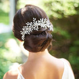 Crystal Rhinestone Hair Comb Band Tiara For Women Bride Party Bridal Headband