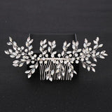 Crystal Rhinestone Hair Comb Band Tiara For Women Bride Party Bridal Headband