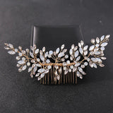 Crystal Rhinestone Hair Comb Band Tiara For Women Bride Party Bridal Headband