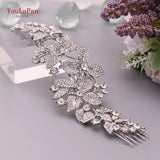 Crystal Wedding Hair Comb Bride Tiara Rhinestone Headband Hair Accessory