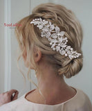 Crystal Wedding Hair Comb Bride Tiara Rhinestone Headband Hair Accessory