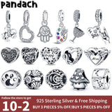 Silver Charms Beads for Bracelet Women DIY Jewelry