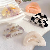 Retro Semicircle Half Ponytail Clip for Girls