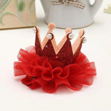 Kids Crown Princess Headwear Baby Head Flower Girl Hair Clip