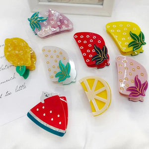 Fruit Acetate Hair Clip Claw for Women