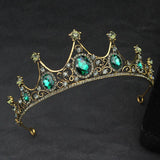 Vintage Baroque Crystal Bridal Tiaras and Crowns for Women Girls