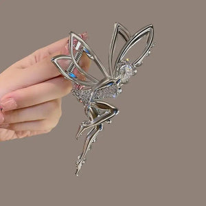 Zircon Shark Grab Clip Tiaras - Elf Hairpin for Women
