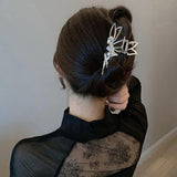 Zircon Shark Grab Clip Tiaras - Elf Hairpin for Women
