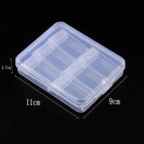 Plastic Storage Box for Diamond Painting with Bottles Holder Jewelry Case