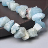 10-13mm Raw Mineral Stone Beads Rough Quartz Lapis Lazuli Bead