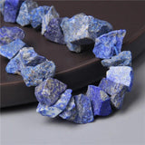 10-13mm Raw Mineral Stone Beads Rough Quartz Lapis Lazuli Bead