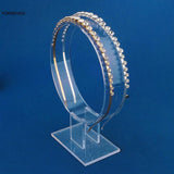 Rhinestone Headband Tiara Crystal Hair Hoop for Women Bride Wedding