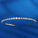 Rhinestone Headband Tiara Crystal Hair Hoop for Women Bride Wedding