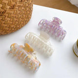Double Keel Hair Clip Marbling Shark Clip Hair Accessories