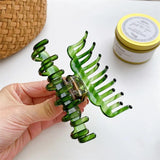 Double Keel Hair Clip Marbling Shark Clip Hair Accessories