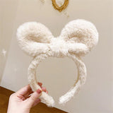 Plush Rabbit Ears Headband for Women - Small Fresh Hair Accessories