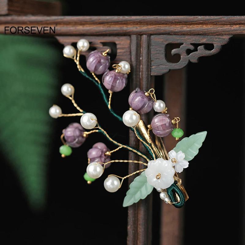 Lily of the Valley Flower Hairpins for Bride