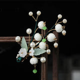 Lily of the Valley Flower Hairpins for Bride