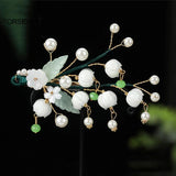 Lily of the Valley Flower Hairpins for Bride