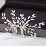 Rhinestone Bridal Hair Comb Wedding Hair Accessories Tiara