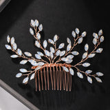 Rhinestone Bridal Hair Comb Wedding Hair Accessories Tiara