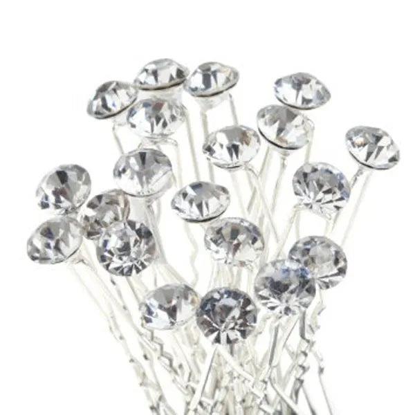 Bridal Hair Pins Slides Crystal Barrettes Wedding Accessories