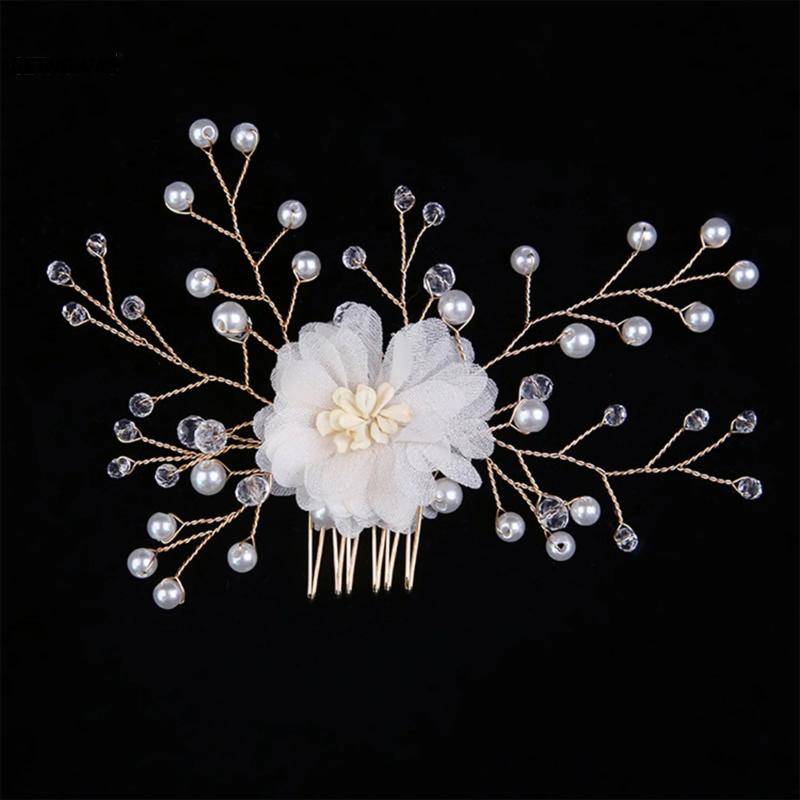 Pearl Bridal Hair Combs Clips for Wedding