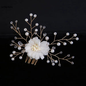 Pearl Bridal Hair Combs Clips for Wedding