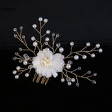 Pearl Bridal Hair Combs Clips for Wedding