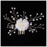 Pearl Bridal Hair Combs Clips for Wedding