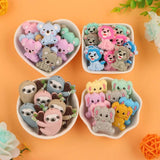 Animal Silicone Beads for DIY Jewelry Making, 5/10pcs