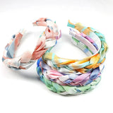 Gradient Braid Hairband Women Knot Headband Vintage Twist Hair Accessories