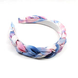Gradient Braid Hairband Women Knot Headband Vintage Twist Hair Accessories