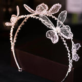 Crystal Tiara Headband for Bridal Party Dance Daily Life
