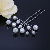 6pcs Bridal Hair Pins Wedding Hairpin Artifical Pearl
