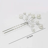 6pcs Bridal Hair Pins Wedding Hairpin Artifical Pearl