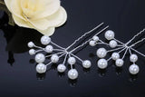6pcs Bridal Hair Pins Wedding Hairpin Artifical Pearl