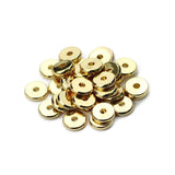 4 6 8mm Coin Spacer Copper Beads for Jewelry Making DIY 30pcs
