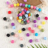 Sunrony Silicone Beads 20Pcs Tulip Flowers For DIY Jewelry Making