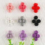 Sunrony Silicone Beads 20Pcs Tulip Flowers For DIY Jewelry Making