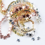 Silver Plated Star Hematite Beads Charm Spacer 4/6/8/10mm