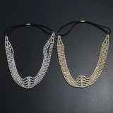 Elastic Crystal Headband Bridal Wedding Hair Accessories
